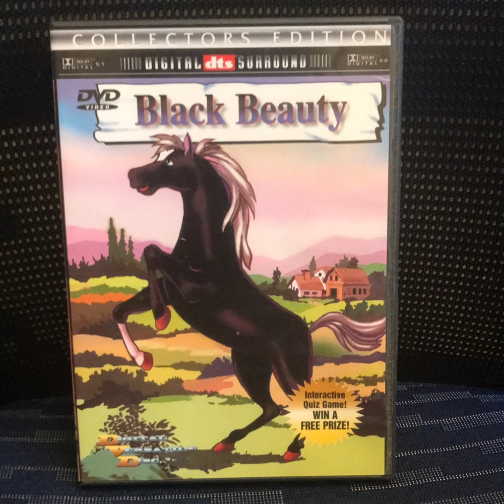 Black Beauty DVD Cartoon Movie. ***6 for $25***